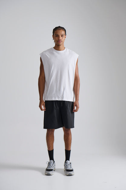Elijah Soft Cotton Tank White - FINAL SALE