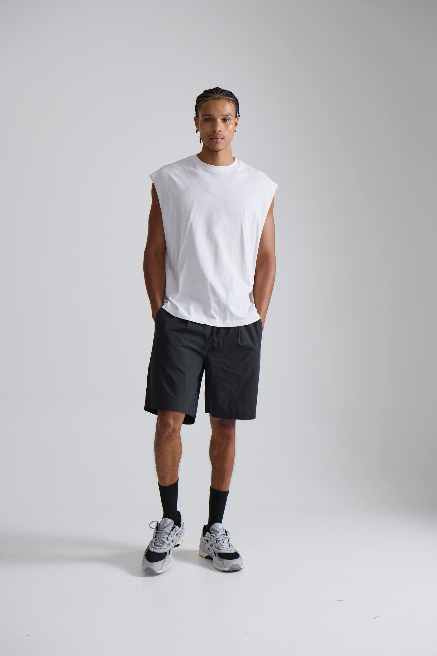 Elijah Soft Cotton Tank White - FINAL SALE