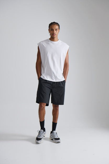 Elijah Soft Cotton Tank White - FINAL SALE