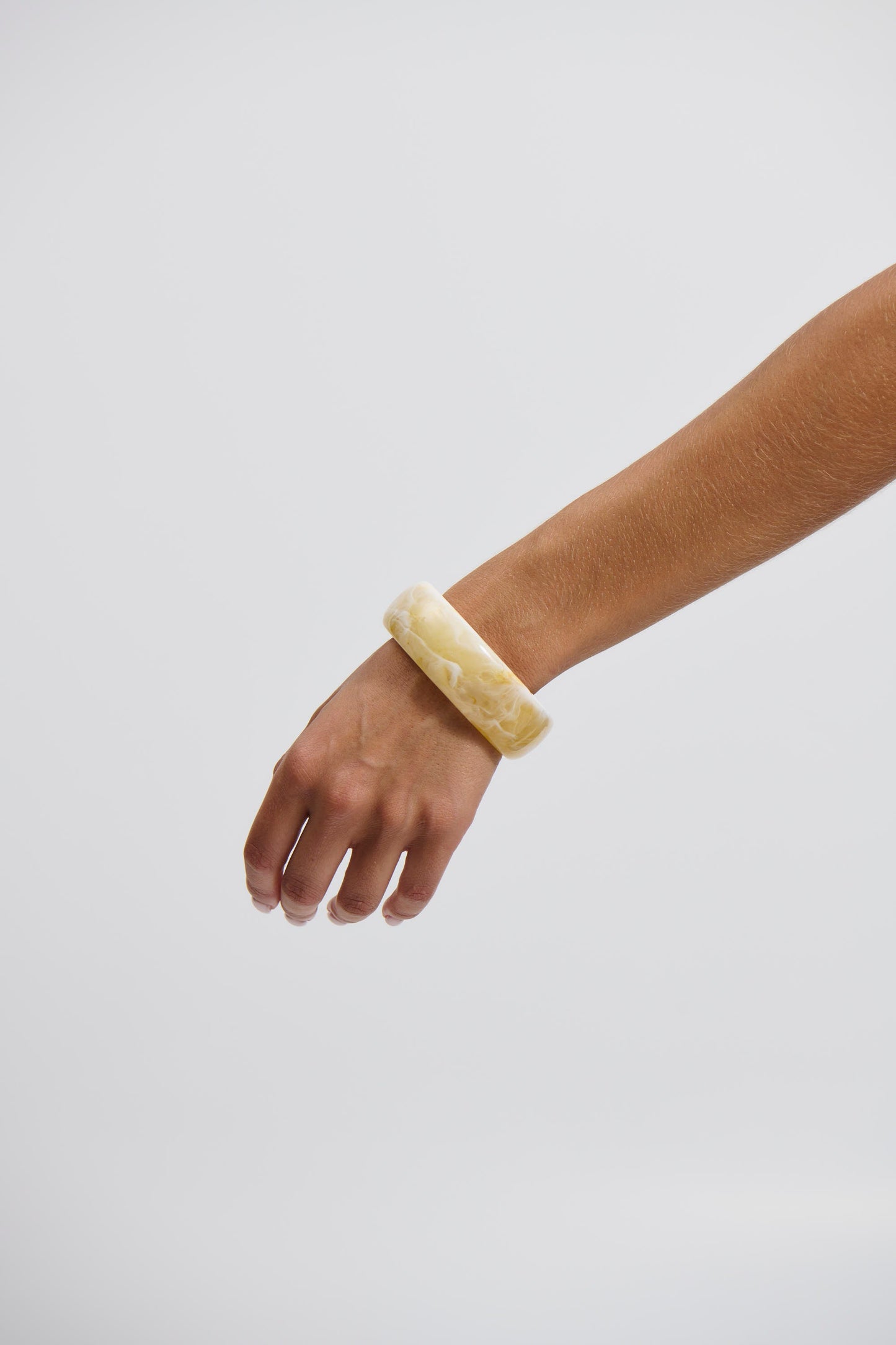 Joey Open Cuff Bangle Stone - FINAL SALE