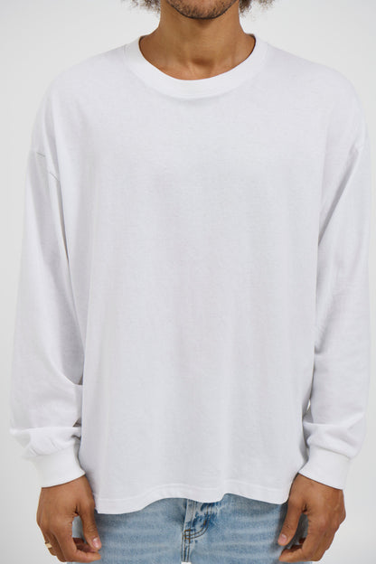 Jakey Soft Cotton Long Sleeve White - FINAL SALE