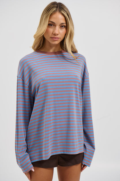 Asher Long Sleeve Chocolate - FINAL SALE