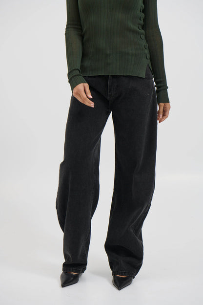 Horseshoe Denim Washed Black