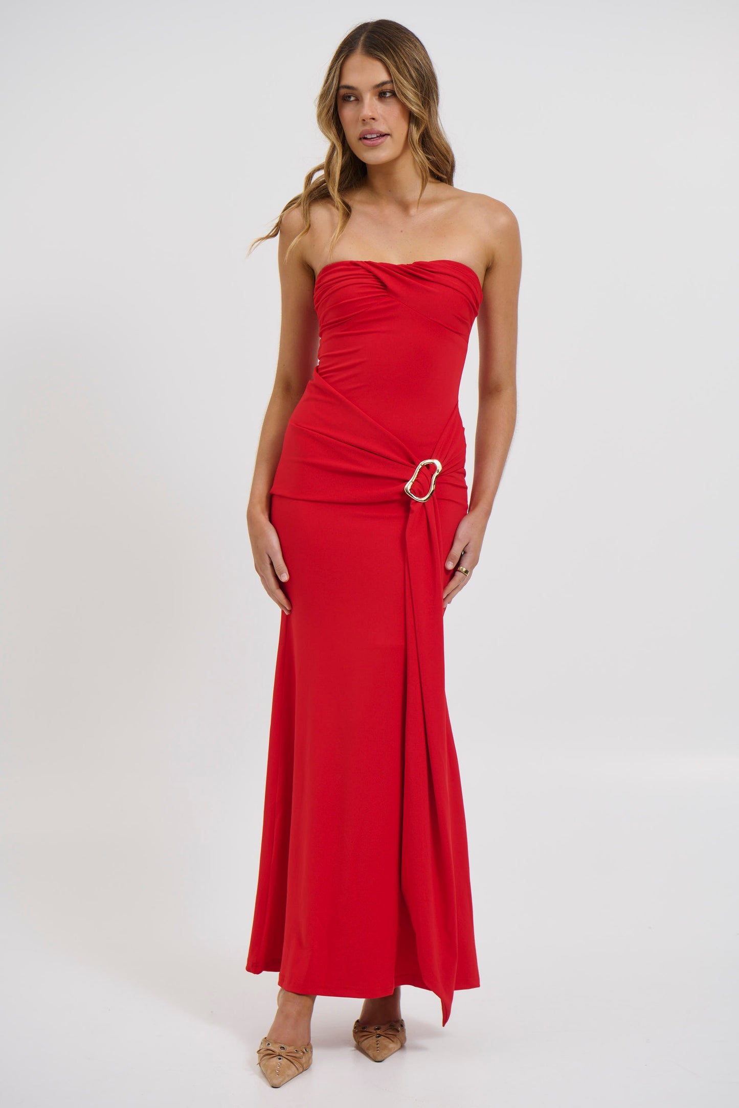 Kelly Maxi Dress Cherry - FINAL SALE