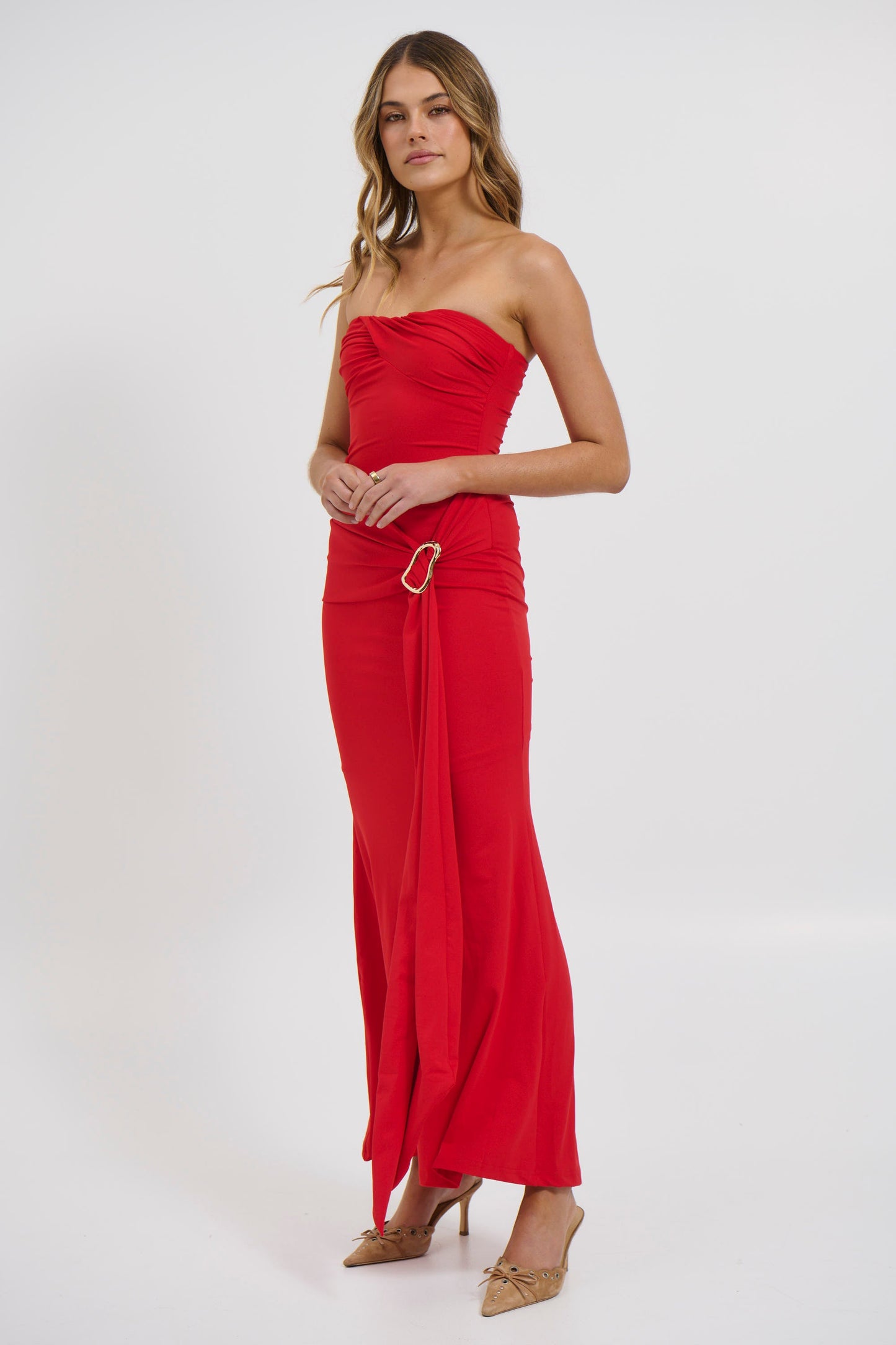 Kelly Maxi Dress Cherry - FINAL SALE