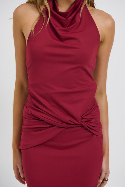 Darling Maxi Dress Wine