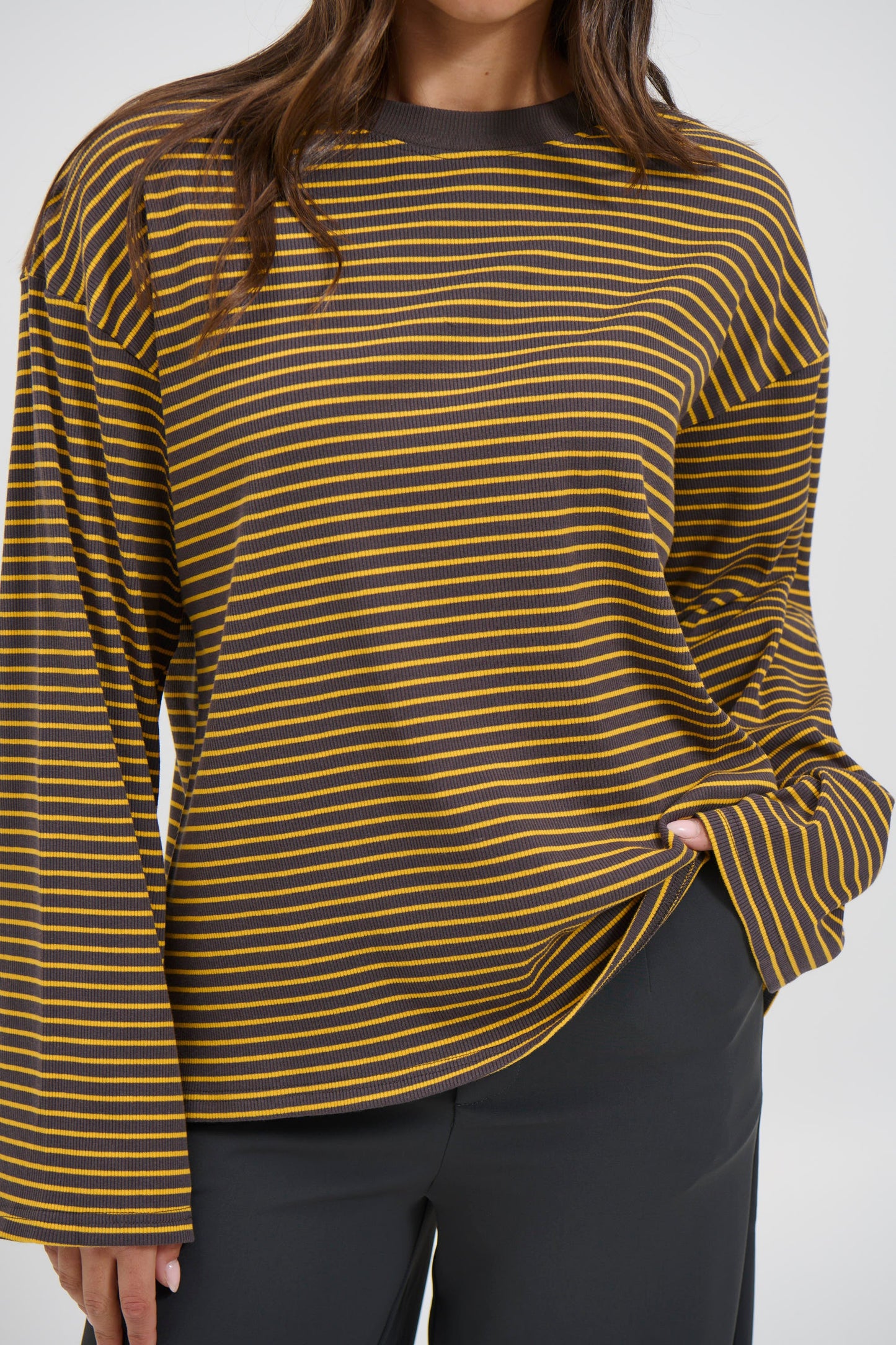 Georgie Long Sleeve Yellow - FINAL SALE