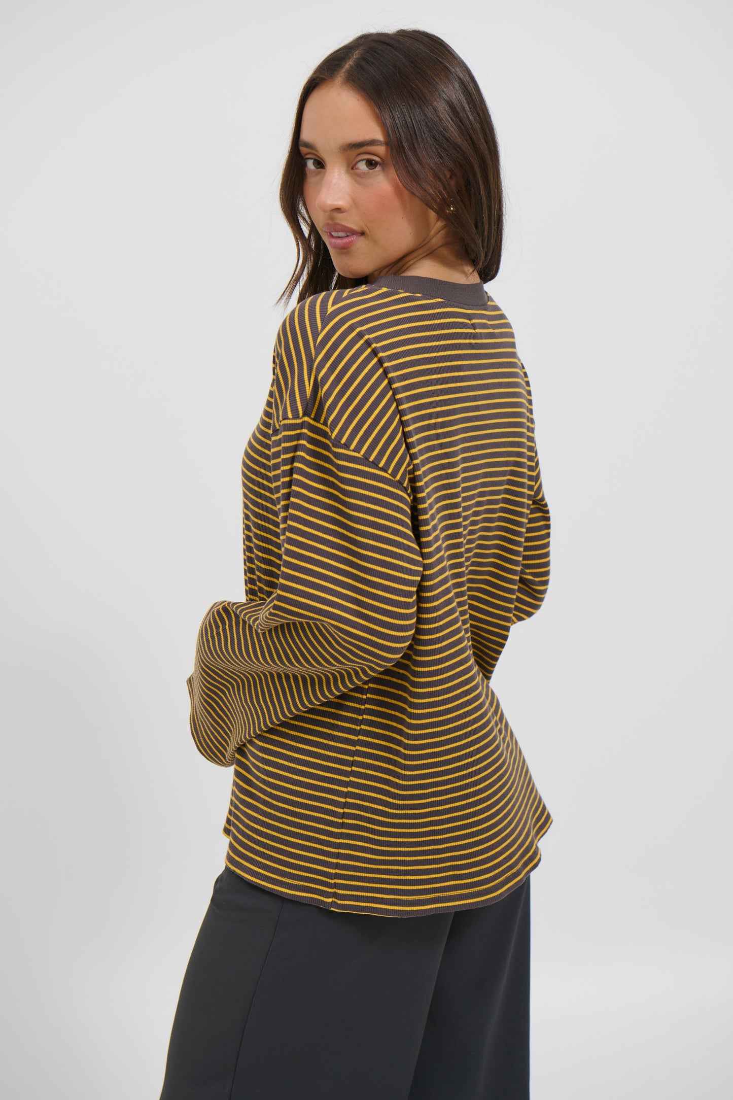Georgie Long Sleeve Yellow - FINAL SALE