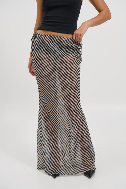 Arianne Maxi Skirt Black