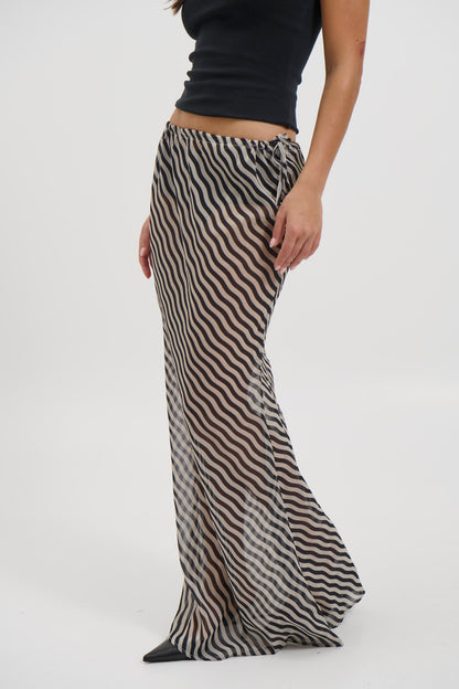 Arianne Maxi Skirt Black