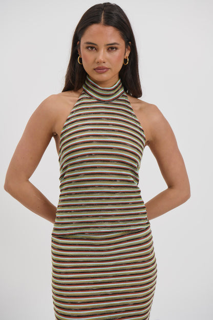 Jordy Top Blue Stripe - FINAL SALE