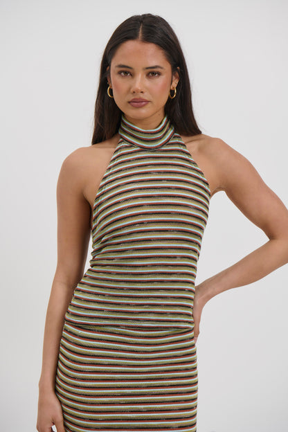 Jordy Top Blue Stripe - FINAL SALE