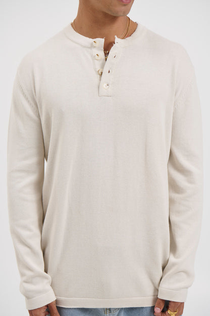 Jackson Fitted Henley Dove