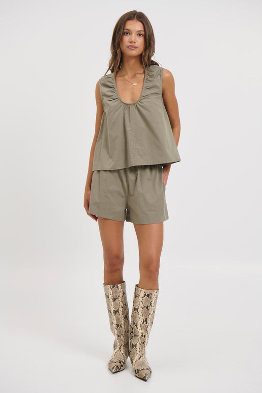 Kyla Top Khaki