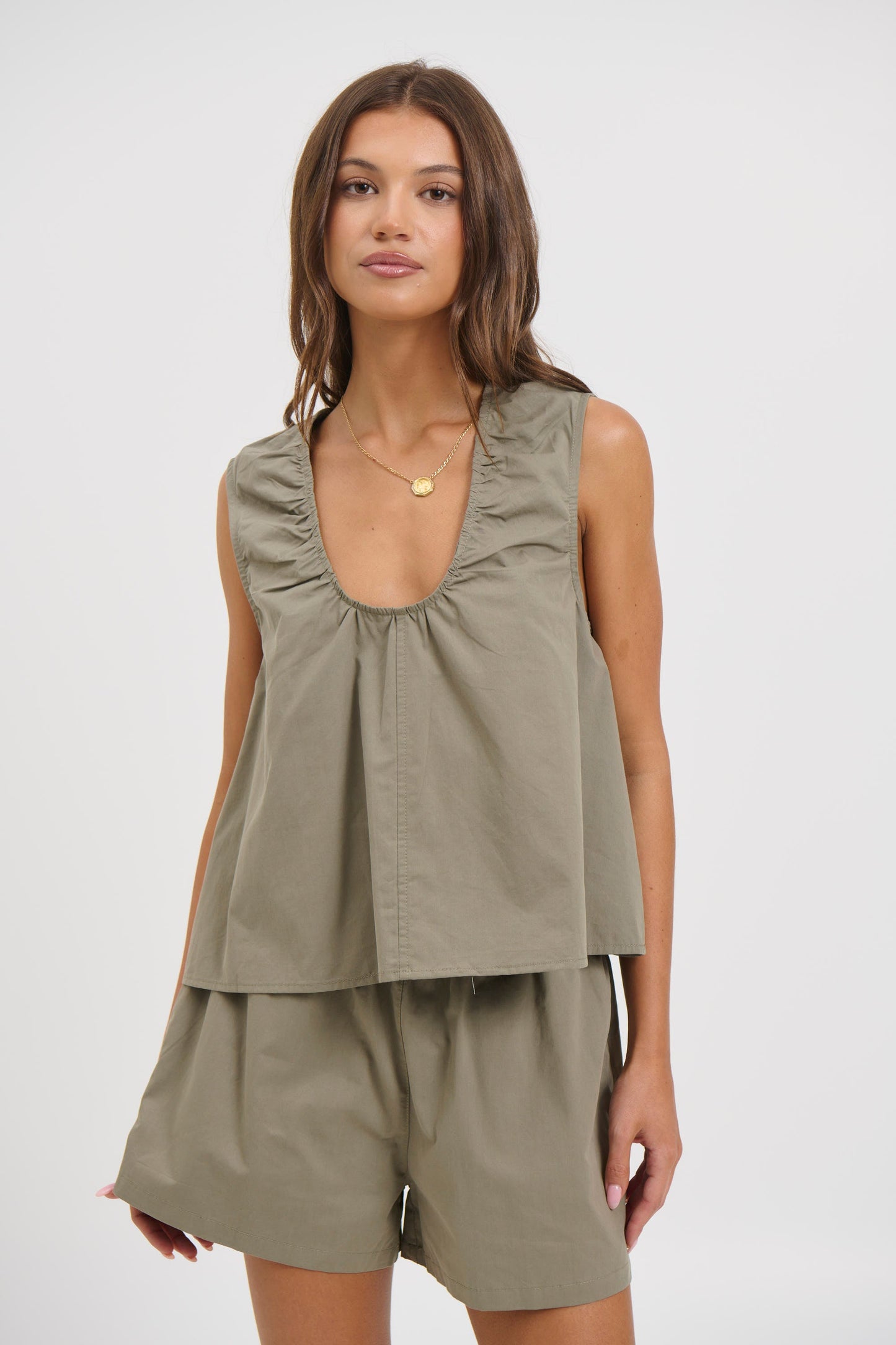 Kyla Top Khaki