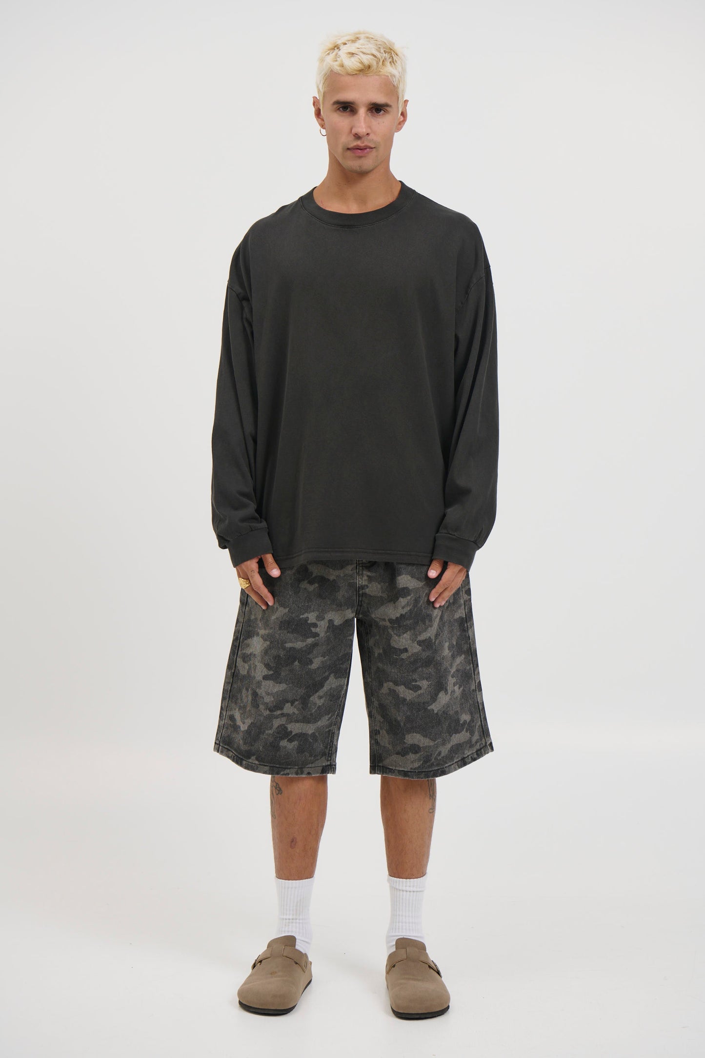 Camo Baggy Short Khaki