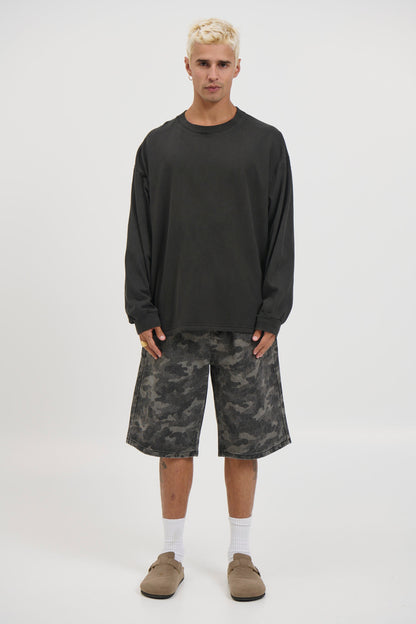 Camo Baggy Short Khaki