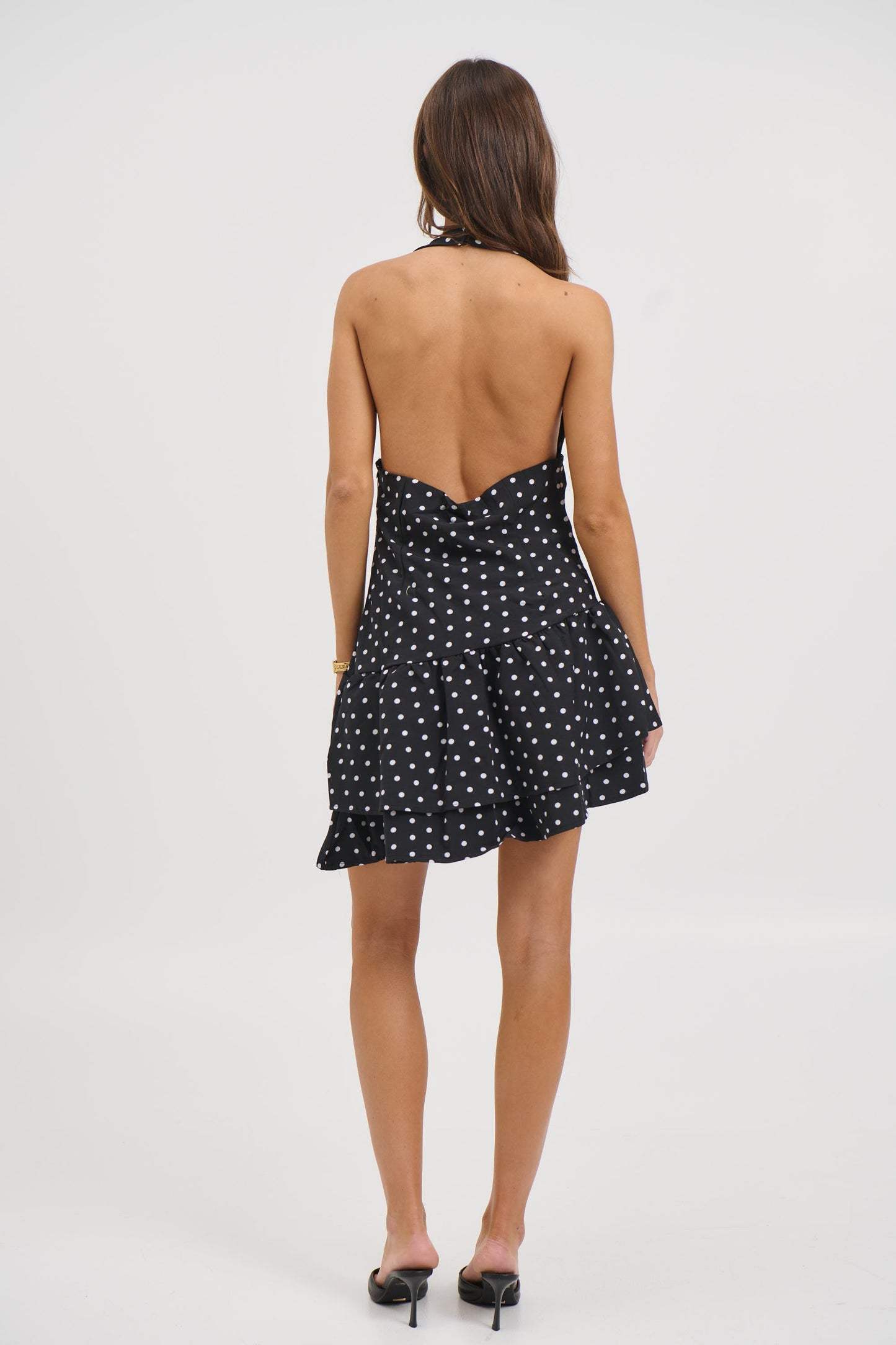 Delta Polka Dot Dress Black - FINAL SALE