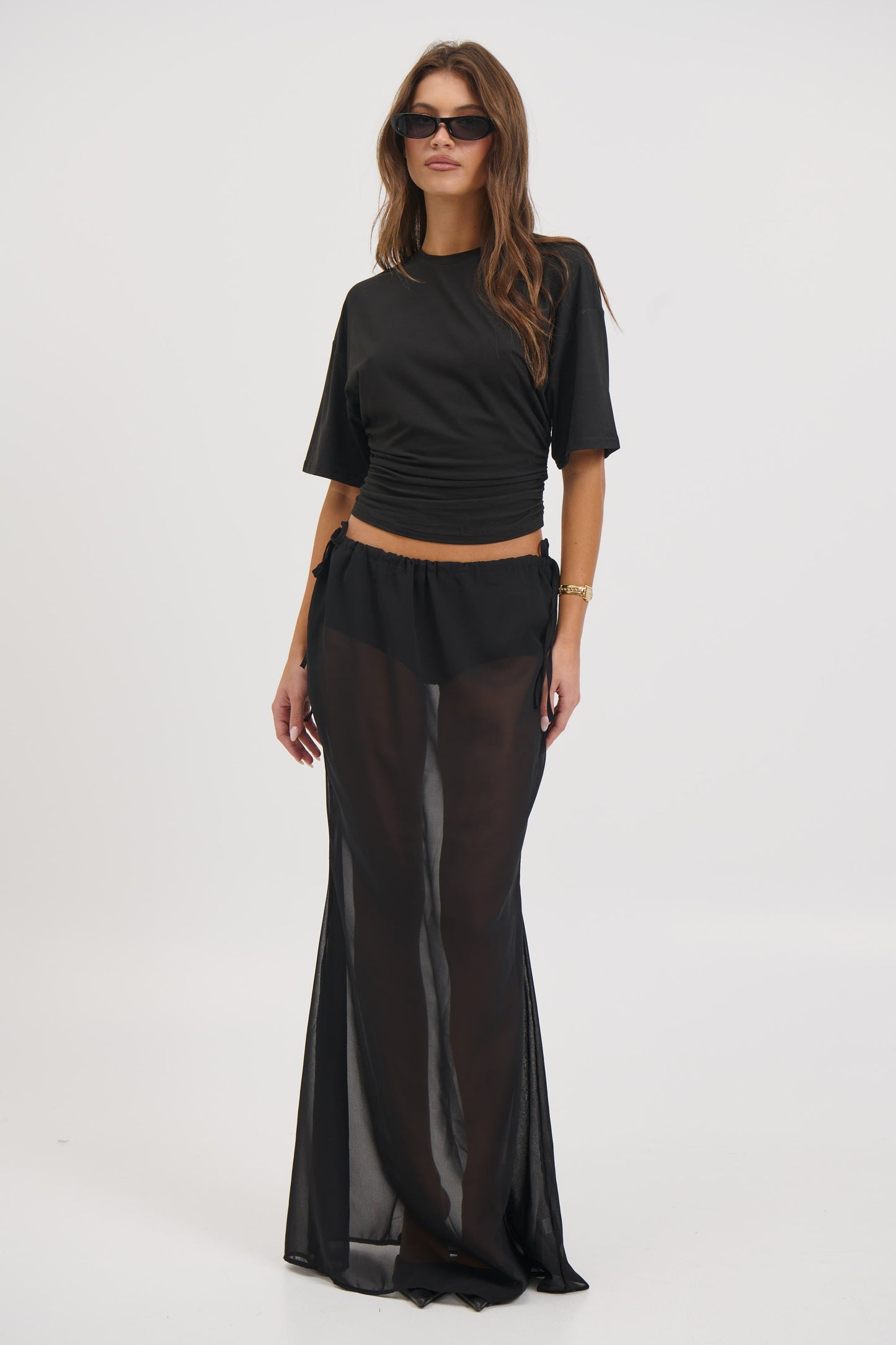 Arianne Maxi Skirt Ink