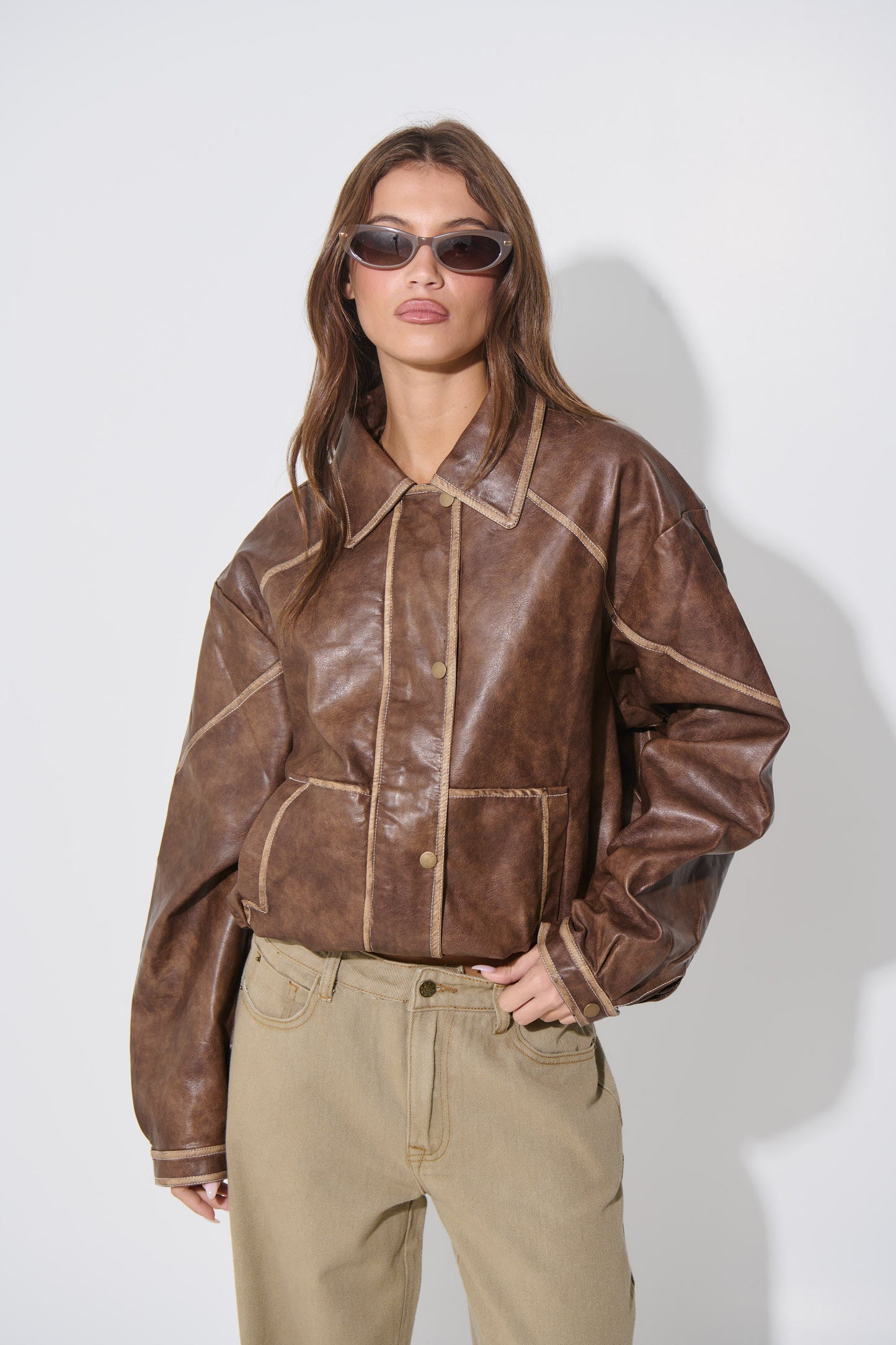 Jorja Bomber Jacket Mocha