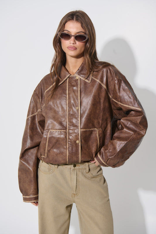 Jorja Bomber Jacket Mocha