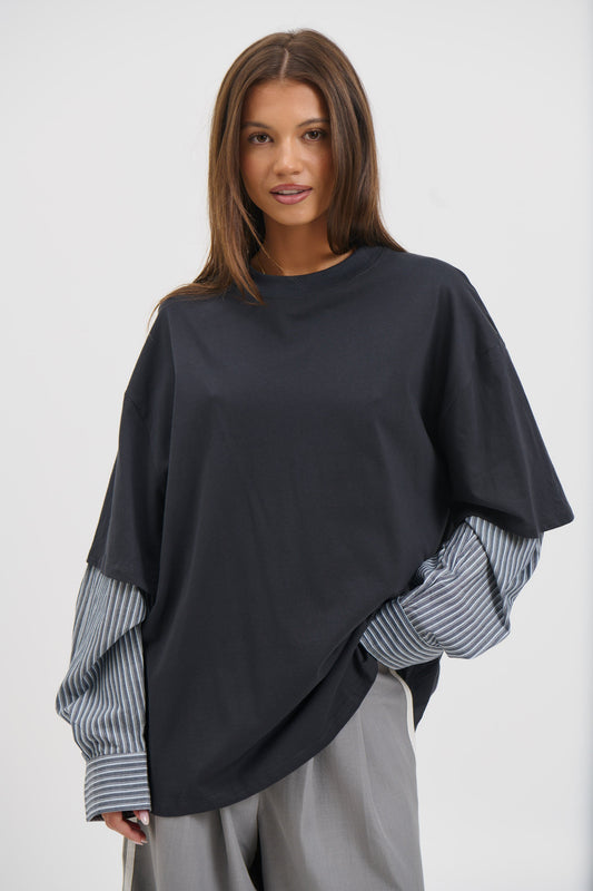 Bottega Shirt Charcoal