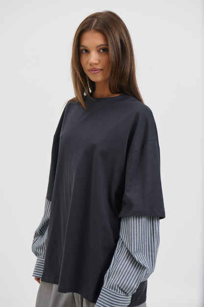 Bottega Shirt Charcoal