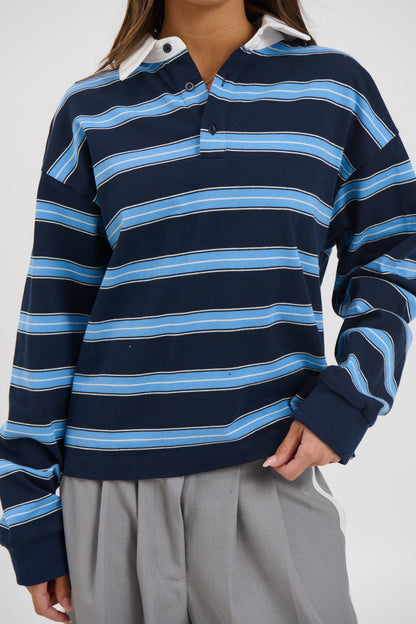 Countryside Jersey Midnight Stripe