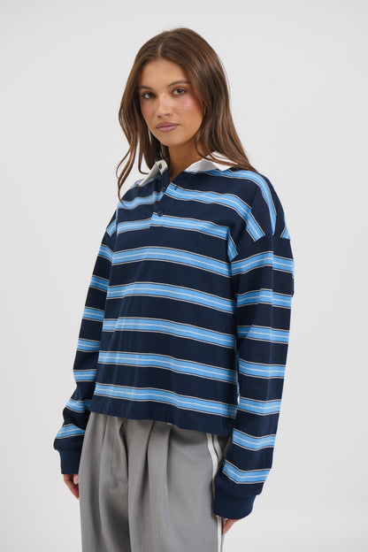 Countryside Jersey Midnight Stripe