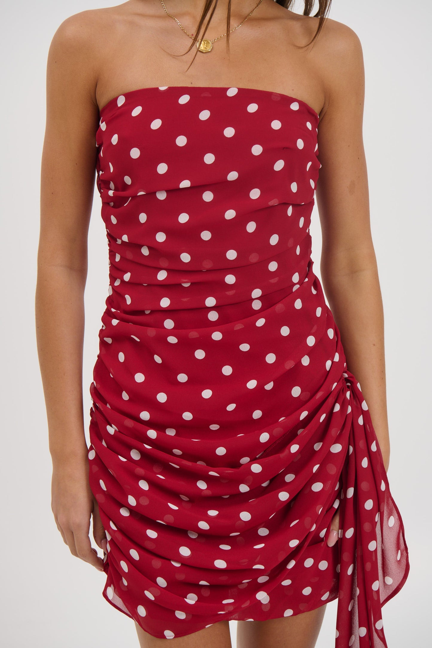 Charley Mini Dress Wine - FINAL SALE