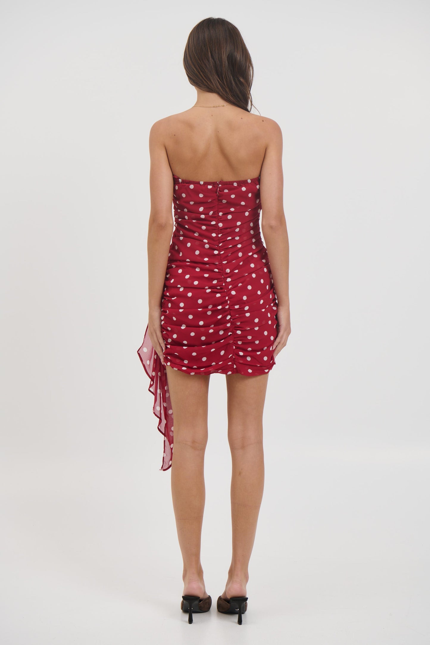 Charley Mini Dress Wine - FINAL SALE