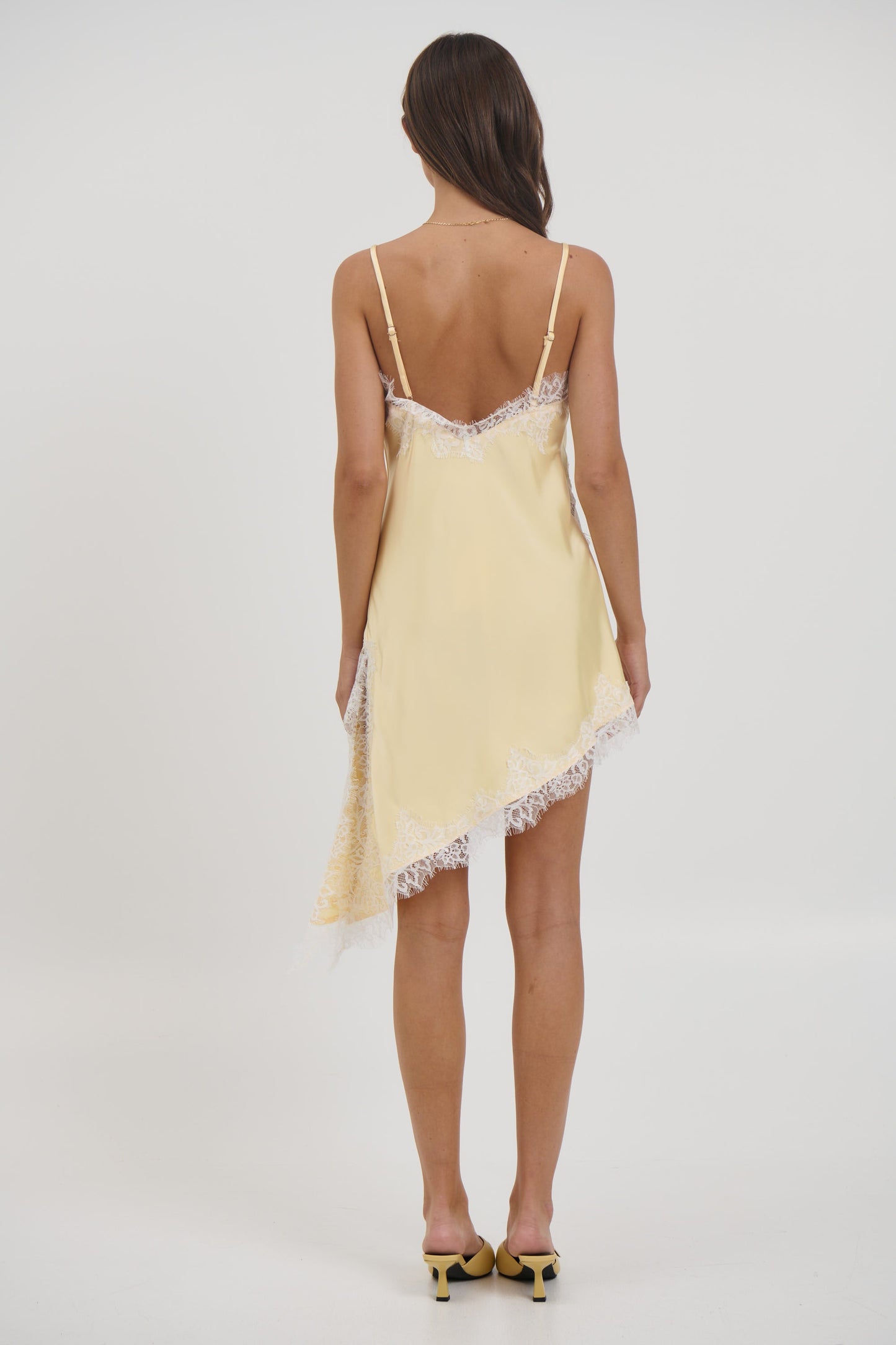 Electra Lace Dress Lemon - FINAL SALE
