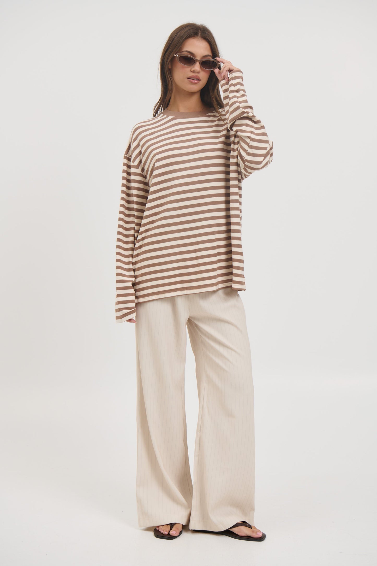 Jaida Long Sleeve Chocolate
