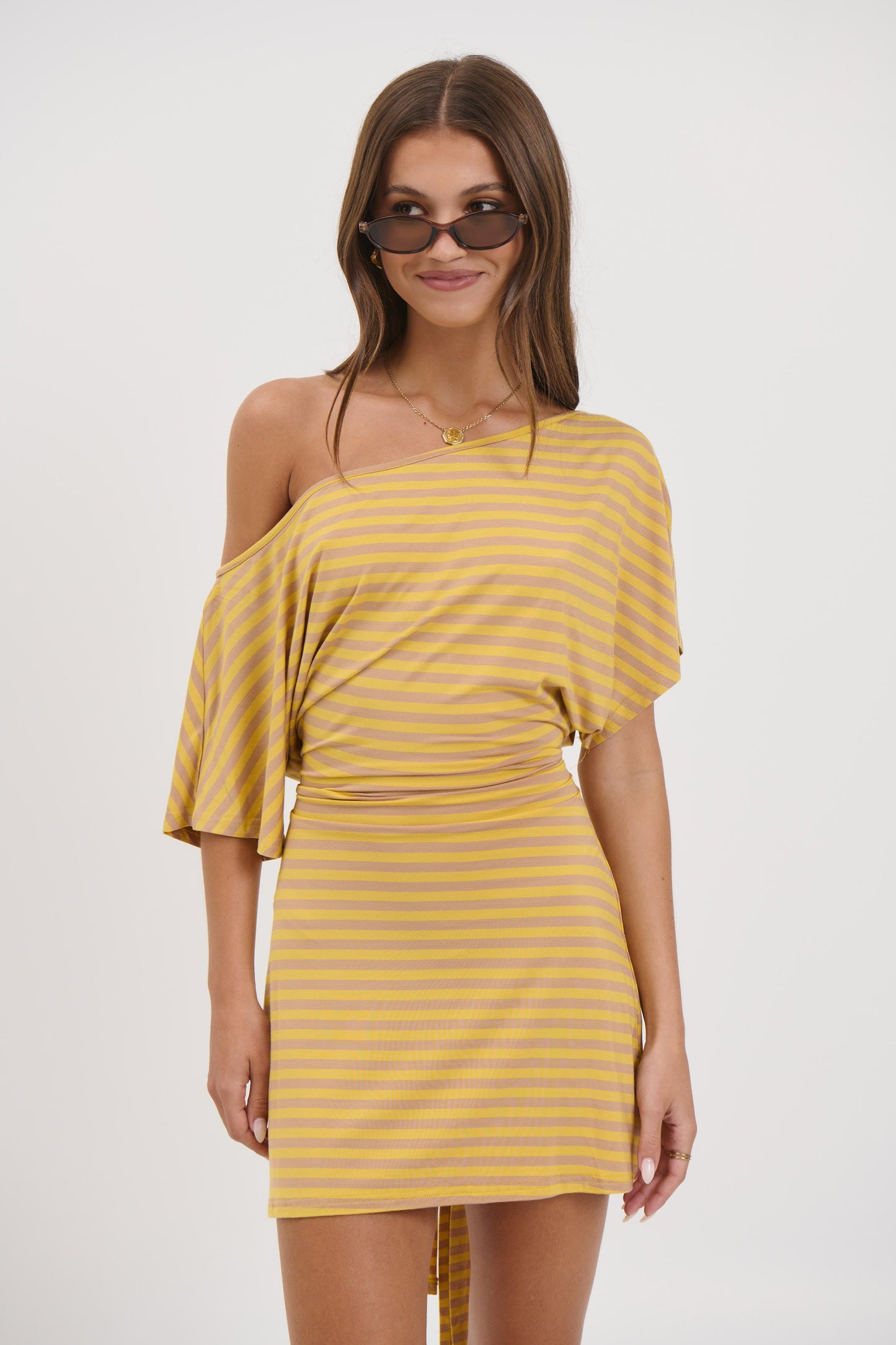 Lana Mini Dress Mustard - FINAL SALE