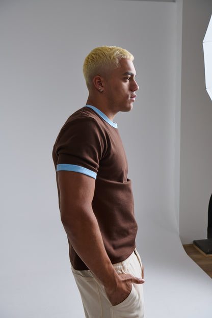 Charlie Ringer Tee Choc