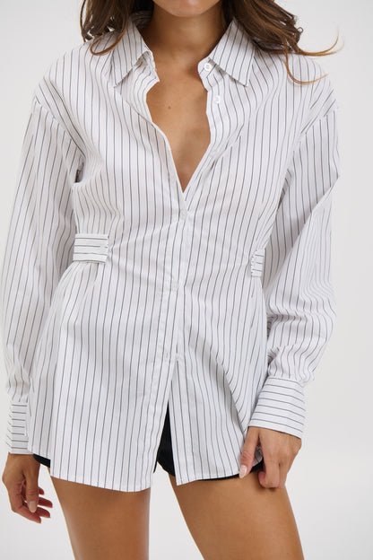 June Oversized Shirt White - FINAL SALE