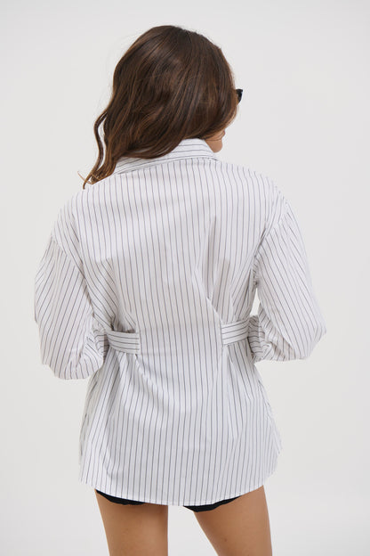 June Oversized Shirt White - FINAL SALE