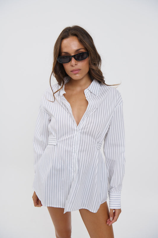 June Oversized Shirt White - FINAL SALE