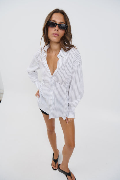 June Oversized Shirt White - FINAL SALE