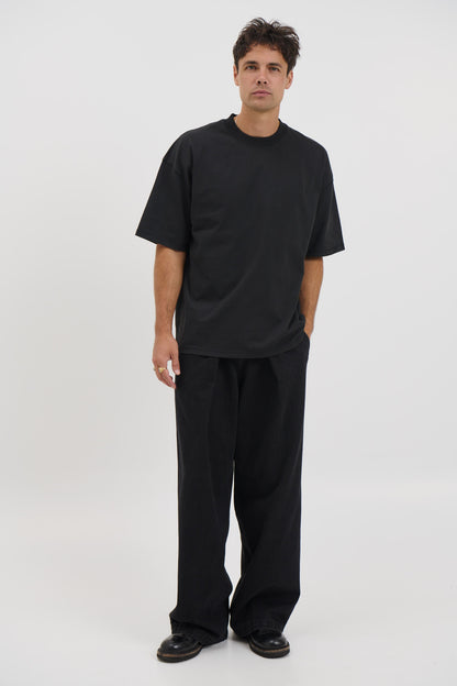 Cotton Box Tee Black - FINAL SALE