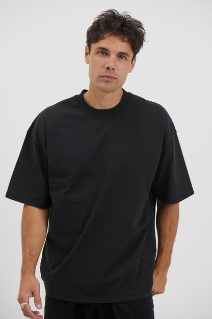 Cotton Box Tee Black - FINAL SALE
