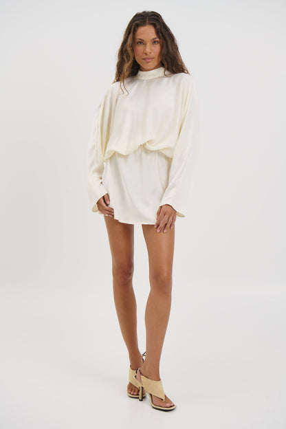 Billie Mini Dress Ivory