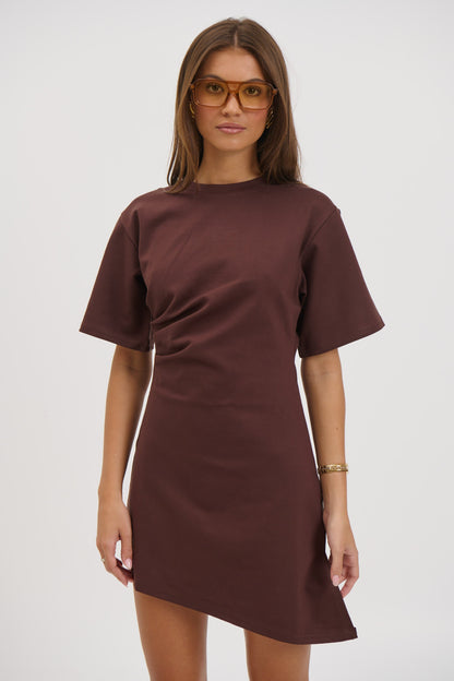 Cici Mini Dress Chocolate