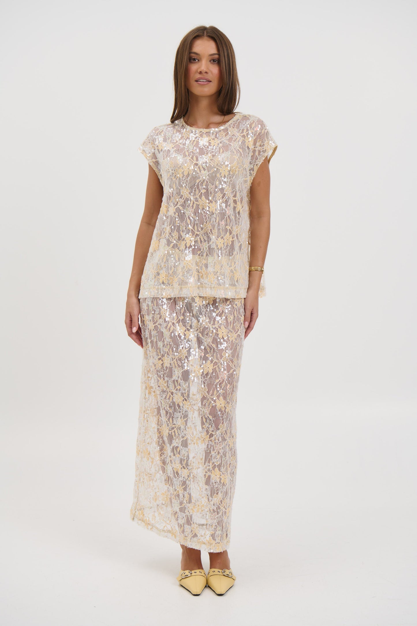Fern Skirt Gold - FINAL SALE
