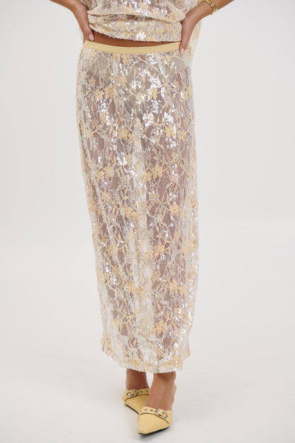 Fern Skirt Gold - FINAL SALE