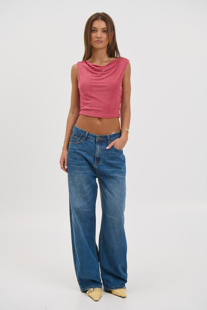 Courtney Top Rose