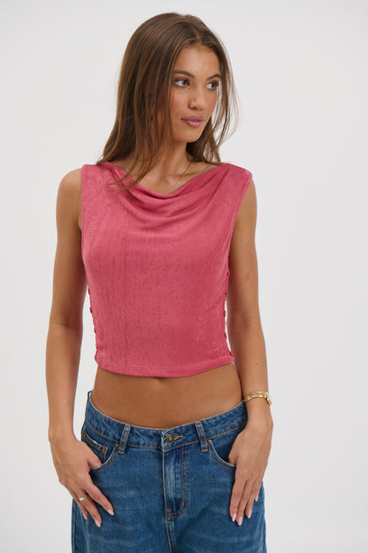 Courtney Top Rose