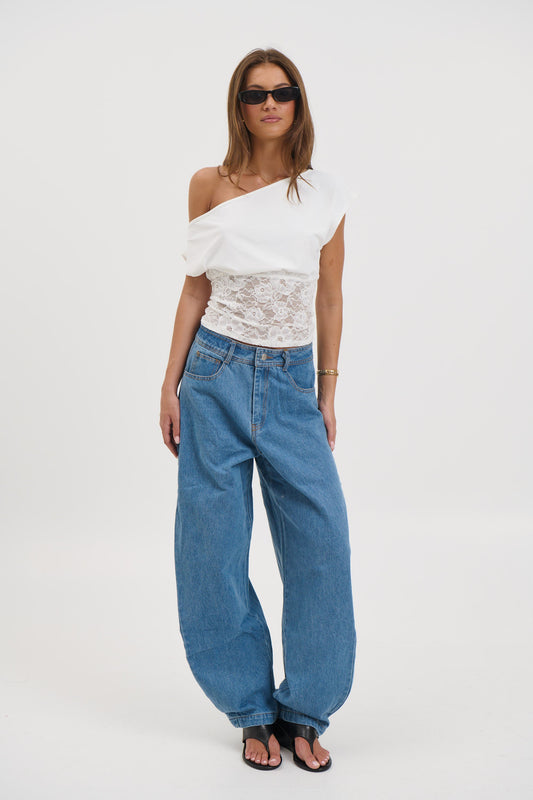 Kate Lace Top White