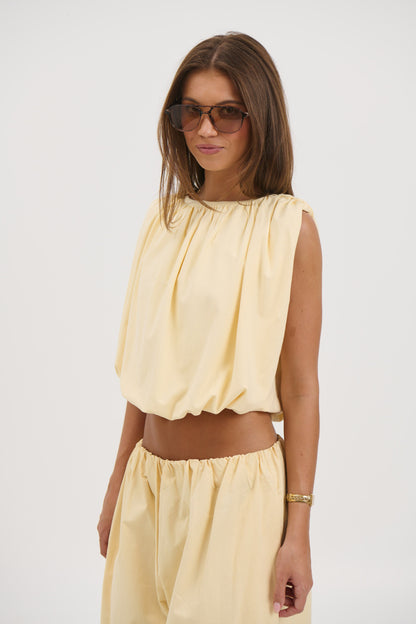Louisa Bubble Top Lemon