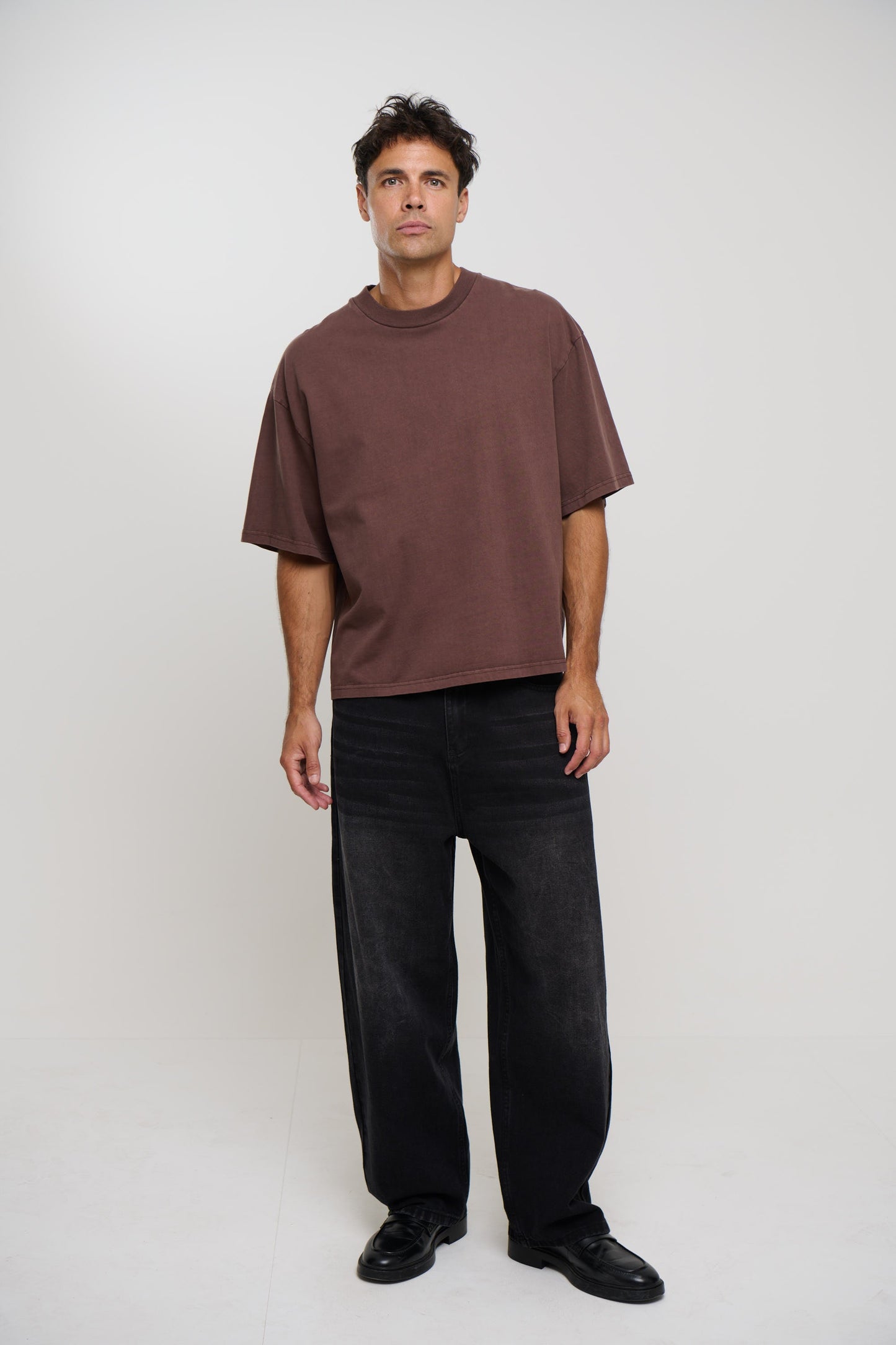 Emmett Box Tee Chocolate